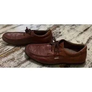 Prada | Shoes | Prada Mens Shoes Brown Laceup Size 1 Us  display picture 2